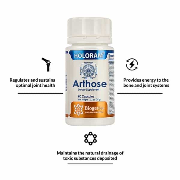 Biogetica Arthose (Joint Support Arthritis Pain) - 60 Capsules