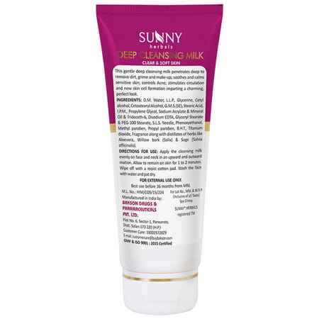 Baksons Deep Cleansing Milk With Aloevera 150 Ml