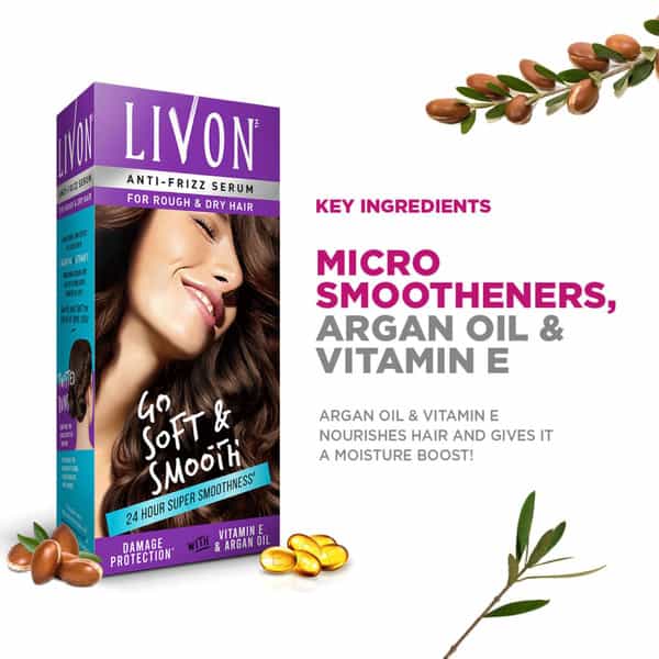 Livon Hair Serum For Women & Men For Dry And Rough Hair 50 Ml