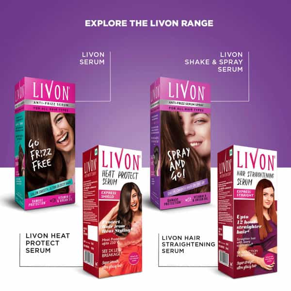 Livon Hair Serum For Women & Men For Dry And Rough Hair 50 Ml