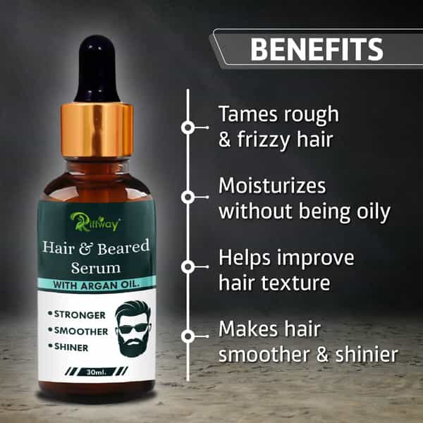 Hair & Beared Serum For Beard Growth | Mustache Hair Oil For Men 100% Ayurvedic 30 Ml