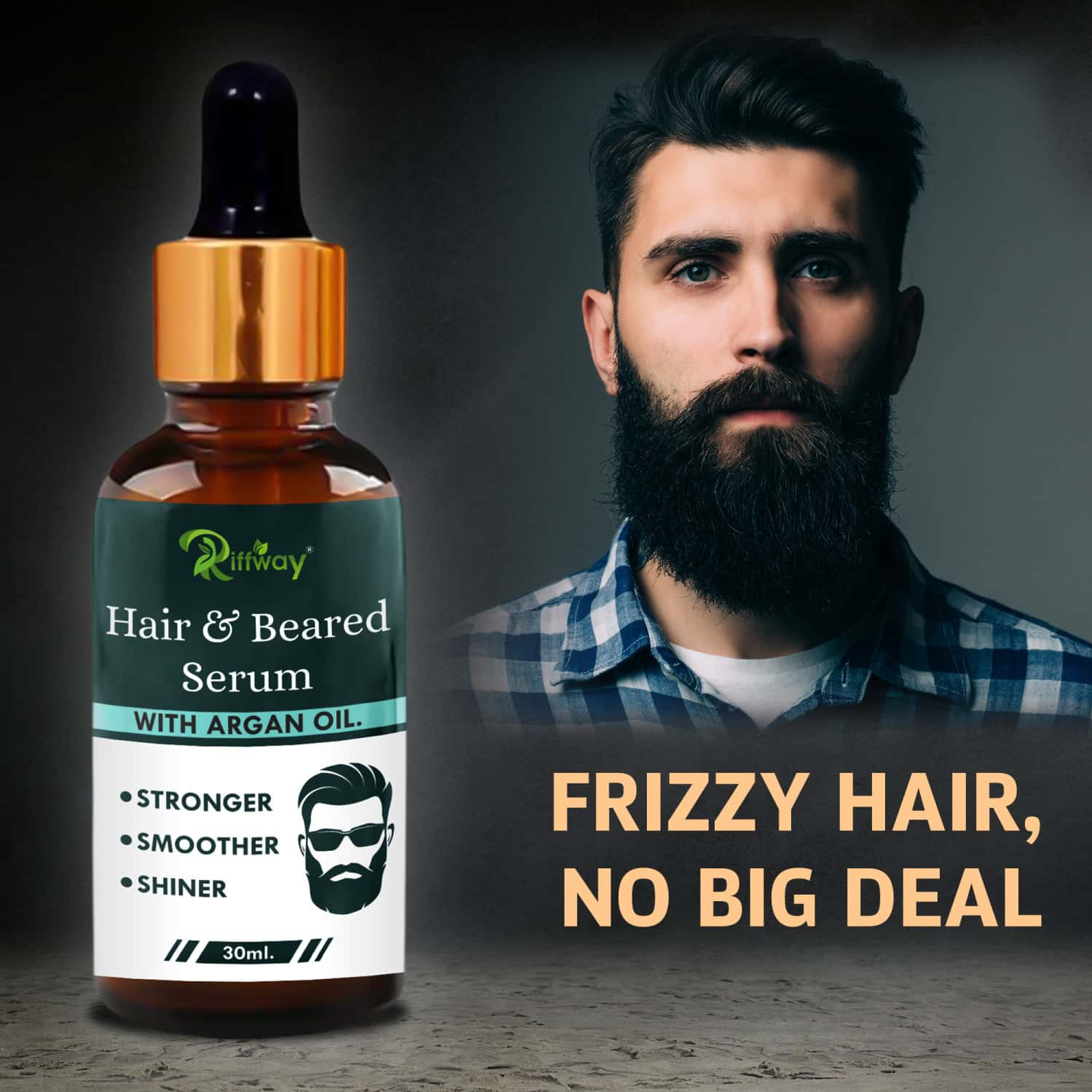 Hair & Beared Serum /More Beard Growth, Beared Oil, Mustache Hair Oil For Men 100% Ayurvedic (30 Ml)