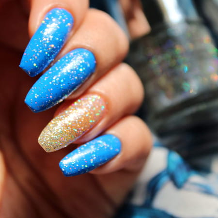 Debelle Gel Nail Polish Gift Set Of 2 - Shimmer Top Coat | Antares- 16ml (8 Ml Each)