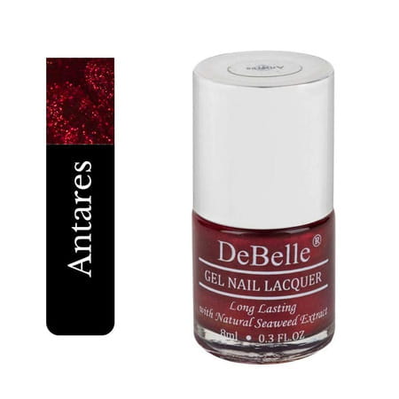 Debelle Gel Nail Polish Gift Set Of 2 - Shimmer Top Coat | Antares- 16ml (8 Ml Each)