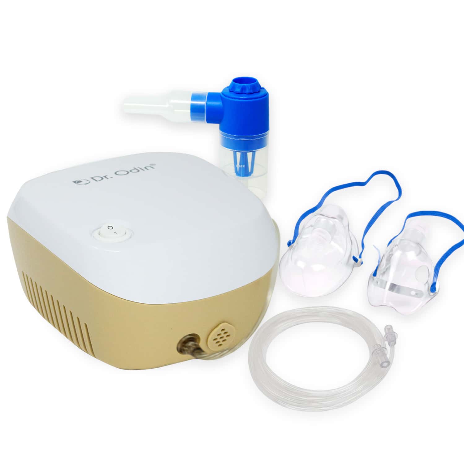 DR. ODIN ONS 105 SMART PORTABLE NEBULIZER | WHISPER QUIET OPERATION | STYLISH WHITE & BEIGE