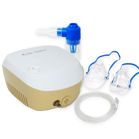 Dr. Odin Ons 105 Smart Portable Nebulizer | Whisper Quiet Operation | Stylish White & Beige