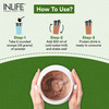 Inlife Plant Protein Powder - Pea | Quinoa & Brown Rice - 25G Protein (Cookies & Cream | 1Kg)