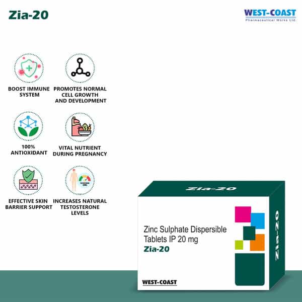 Zia 20Mg - 100 Tablets