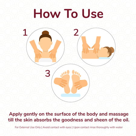 Ningen Orchid Massage Oil Enriched With Geranium Wheatgerm Relieve Stress And Restore Youth-100 Ml