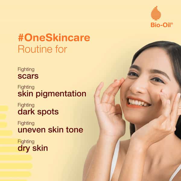 Bio-Oil 100% Natural Skincare Oil For Acne Scar Removal Pigmentation And Stretch Marks 60Ml