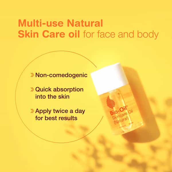 Bio-Oil 100% Natural Skincare Oil For Acne Scar Removal Pigmentation And Stretch Marks 60Ml
