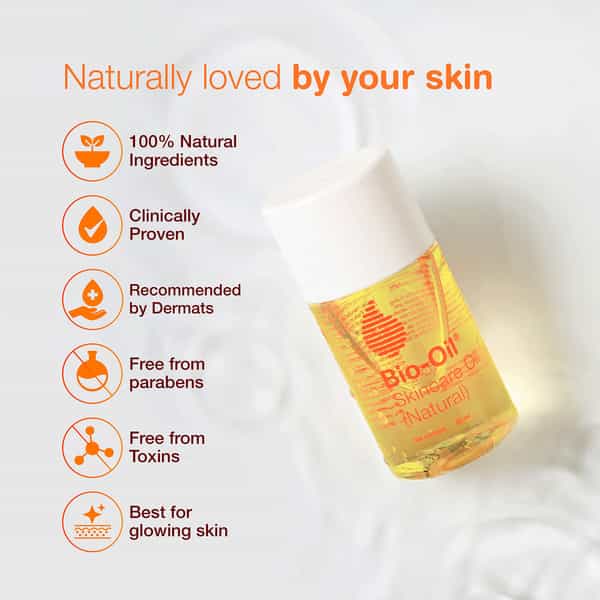 Bio-Oil 100% Natural Skincare Oil For Acne Scar Removal Pigmentation And Stretch Marks 60Ml
