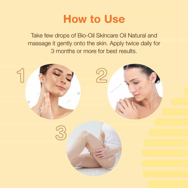 Bio-Oil 100% Natural Skincare Oil For Acne Scar Removal Pigmentation And Stretch Marks 60Ml
