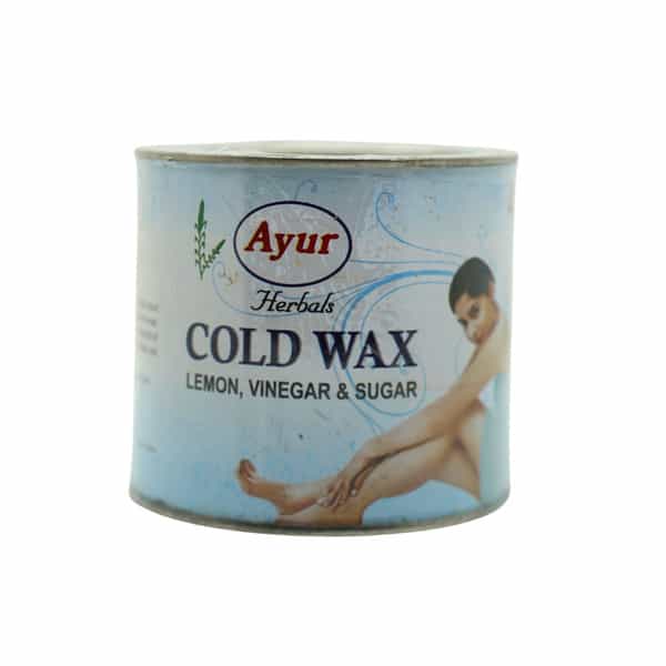 Ayur Herbals Cold Wax With Lemon,Glycerin I Skin Feel Smoother Without Feeling Itchy I Pack 2- 600G