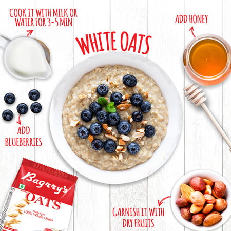 Bagrrys Oats 500 Gm Pouch