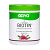Oziva Biotin 10000+ Mcg (With Amla | Sesbania) | Natural Biotin For Hair Growth & Skin 125Gm
