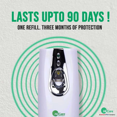 Hicare Automos Refill Pack Of 2 - India's 1St & Only Automatic Mosquito Repellent | 180 Ml
