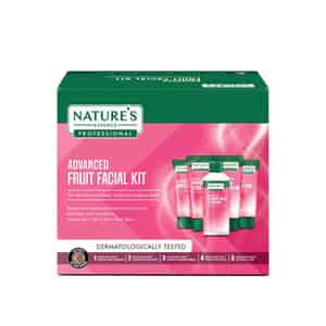 Nature's Essence Gentle Fruit Facial Kit | Nourished Radiant Skin | Fruit Extracts & Vit E | 249g