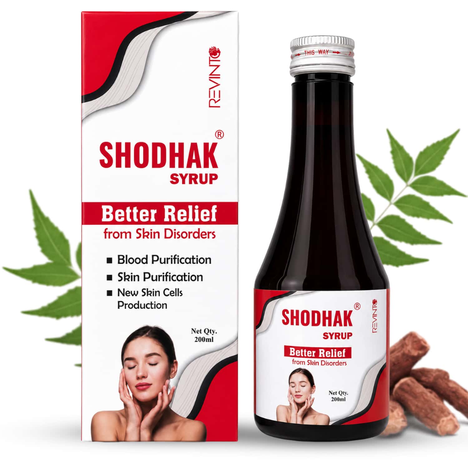 Revinto Shodhak Syrup| Herbal Blood Purifier | 200ml