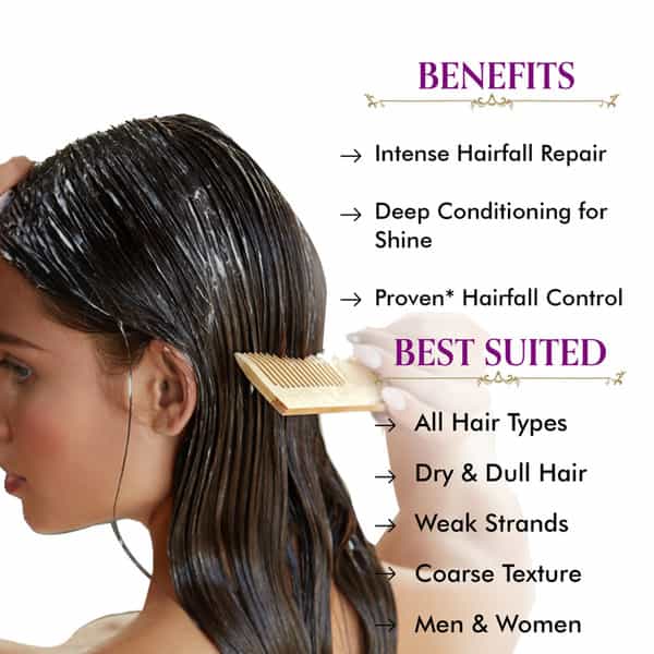 Tac - The Ayurveda Co. Advanced Red Onion Black Seed Oil Hair Mask - 200 Gm