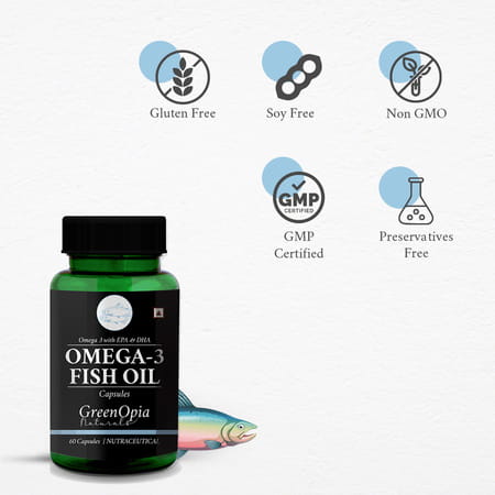Greenopia Omega-3 Fish 60 Liquid Filled Capsules