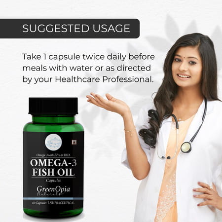 Greenopia Omega-3 Fish 60 Liquid Filled Capsules