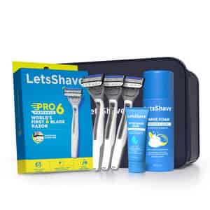 Letsshave Pro 6 Premium Portable Shaving Kit For Men