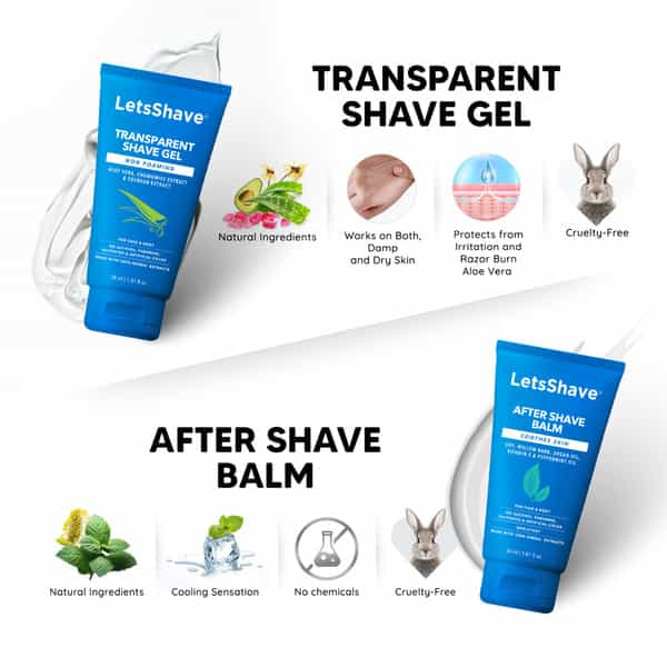Letsshave Pro 6 Premium Portable Shaving Kit For Men