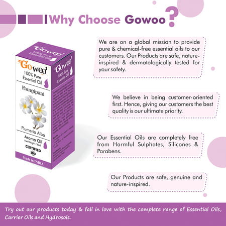 Go Woo 100% Pure Frangipani Oil 30 Ml