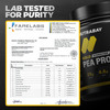 Nutrabay Gold Pea Protein Powder | 25G Protein | 4.6G Bcaa | 5G Fiber | French Vanilla - 500G