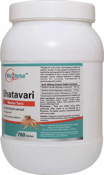 Way2herbal Shatavari - 700 Tablets