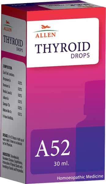 Allen Laboratories A52 Thyroid Drop Pack Of 2 | 30Ml Each