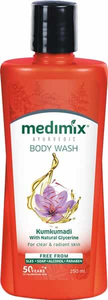 Medimix Ayurvedic Kumkumadi With Naturalglycerine Body Wash - 250 Ml