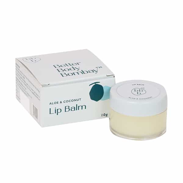 Bbb Better Body Bombay Aloe & Coconut Lip Balm | Dry | Cracked Lips | Protects & Moisturizes (10Gms)