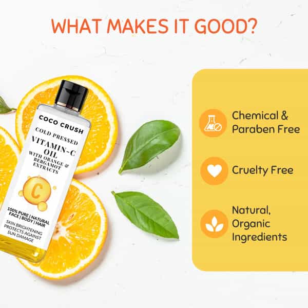 Coco Crush Vitamin-C Massage Oil - 100Ml