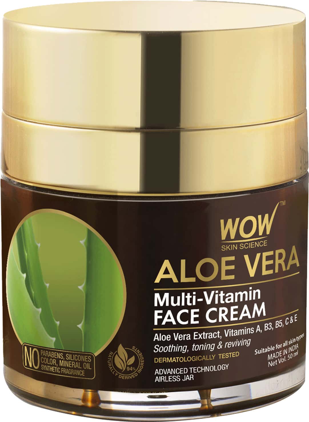 Buy WOW SKIN SCIENCE ALOE VERA MULTIVITAMIN FACE CREAM 50 ML Online