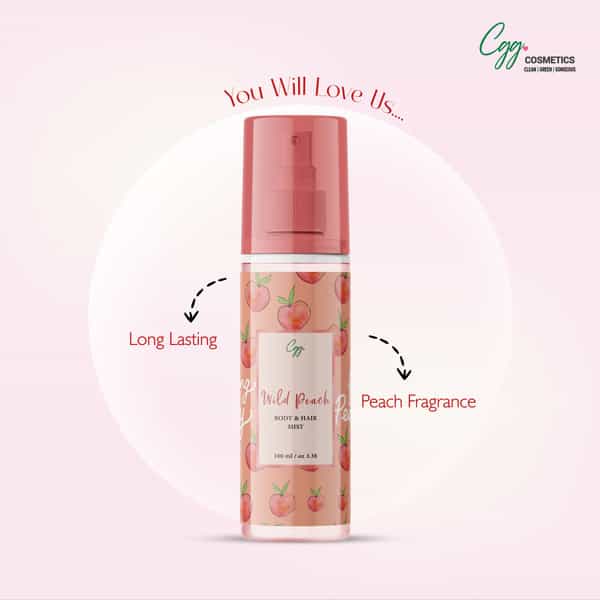 Cgg Cosmetics Wild Peach Body& Hair Mist 100 Ml