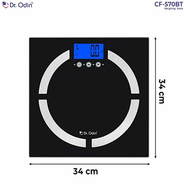 Dr. Odin Body Fat Analyzer Black-Cf-570Bt