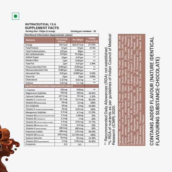 Bigflex Essential Mass Gainer (Chocolate)-Jar(3Kg)