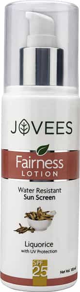 Jovees Fairness Lotion Water Resistant Sun Screen Liquorice (Spf 25) - 100 Ml