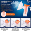 K-Life 101 Steam Respiratory Machine Kit | Baby Adults Kids | Asthma Patients Nebulizer (Brown)