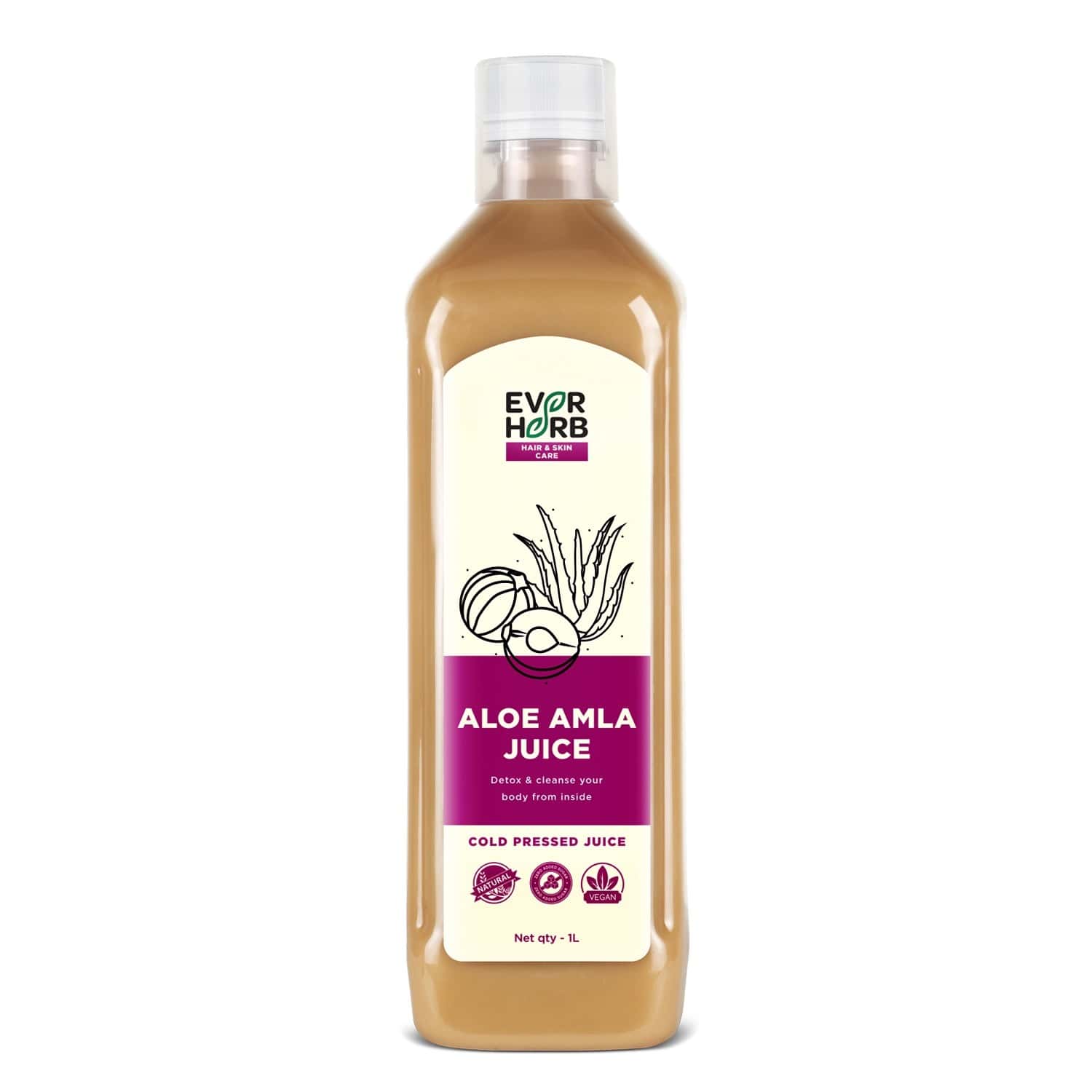 Buy EVERHERB ALOE AMLA JUICE DETOXIFIES TOXINS RICH IN VITAMINS