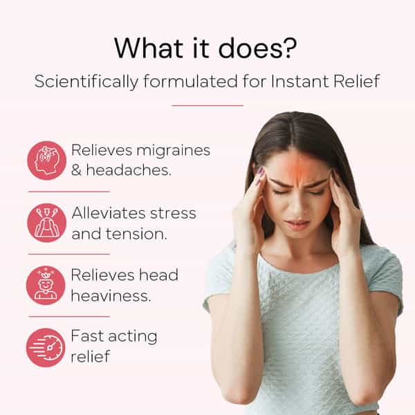 Puraroma Headache Relief Roll On - 8 Ml