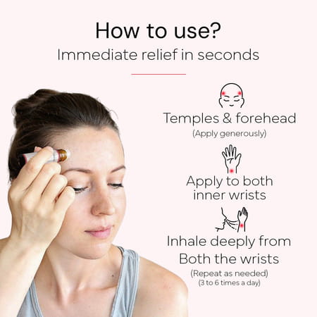 Puraroma Headache Relief Roll On - 8 Ml