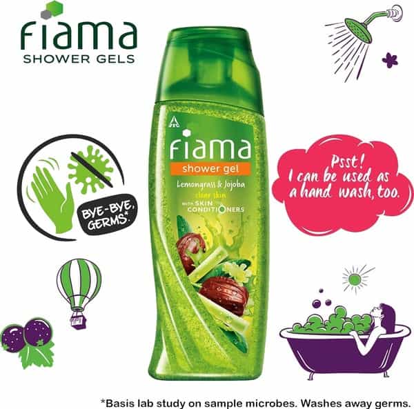Fiama Lemongrass And Jojoba Gentle Exfoliation Shower Gel - 250Ml