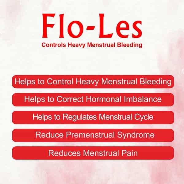 Flo-Less | Controls Heavy Menstrual Bleeding - Strawberry Flavour 200Ml