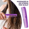 Sanfe Selfly Hair Comb Full Plastic Hair Scalp Massager 1 Piece
