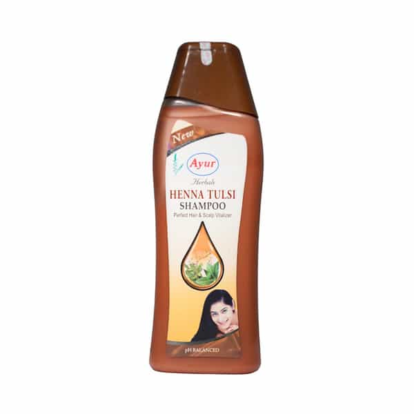 Ayur Herbals Henna Tulsi Shampoo I Hair Treatment & Restore Loss Of Moisture In Hair I 1000Ml