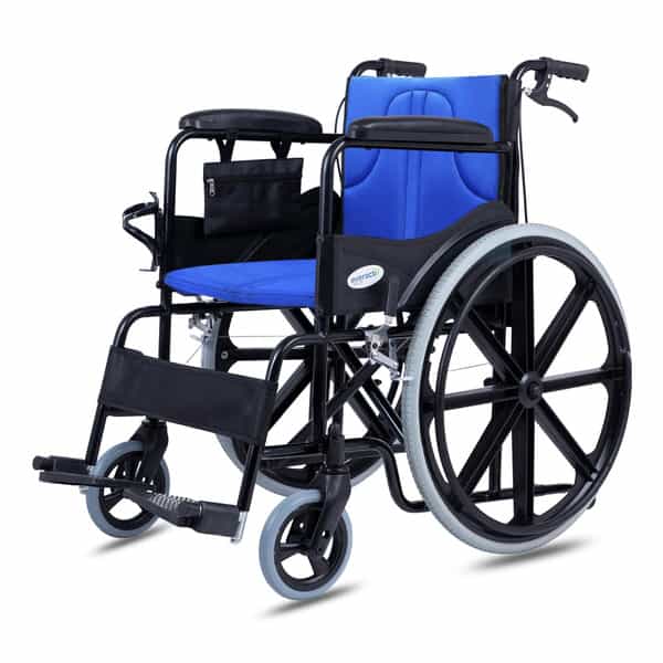 Everactiv Everyday Premium Foldable Wheelchair Blue Color