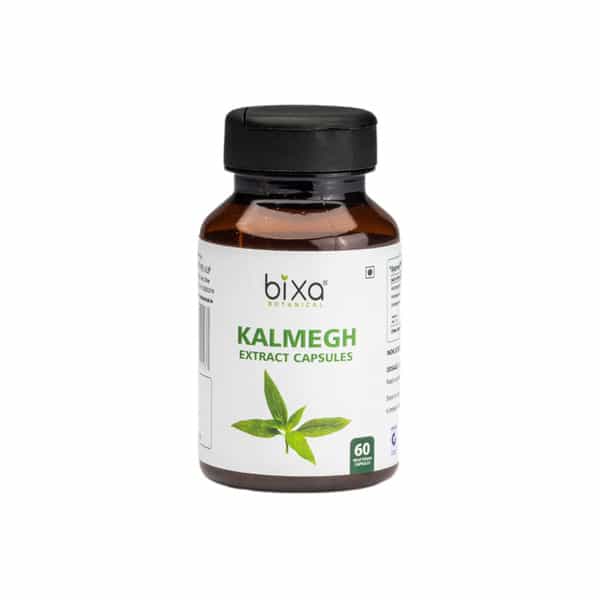Bixa Botanical Kalmegh Extract 60 Veg Capsules (450Mg) 20% Andrographolides By Hplc - Liver Detox